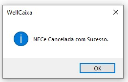 Confirmação de sucesso